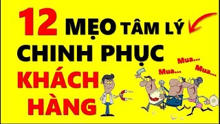 12 Mẹo Tâm Lý Chinh Phục Bất Kỳ Ai  Dành Cho Người Bán Hàng [upl. by Tabina]