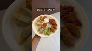 Momos Platter😻  Indian Street Food shorts [upl. by Refenej]