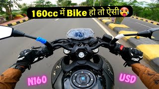 New Bajaj Pulsar N160 Ride Impressions  2024 N160 USD Ride🥵 [upl. by Notyard]