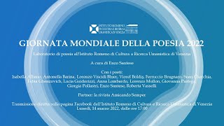 Giornata Mondiale della Poesia 2022 [upl. by Nnaarat9]