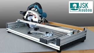 【Cost of  200 or less】 Aluminum frame circular saw slide guide [upl. by Winou842]