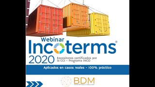 INCOTERMS 2020  OBLIGACIONES Y CASOS PRÁCTICOS [upl. by Nylyahs581]