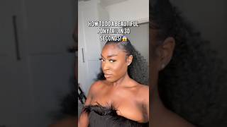 A crochet ponytail by ‘Kady Chrystelle’ free spirited by Trendy Tresses ponytail crochetbraids [upl. by Schulman]