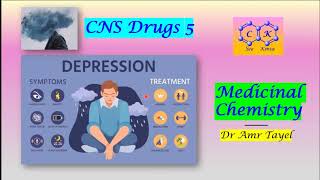 CNS part 5 Anti Depressants  Medicinal Chemistry  E  PDF 👇 [upl. by Adlitam]