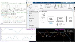 Matched Filter Correlation and Convolution with MATLABSimulink [upl. by Nohsed836]