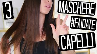 3 MASCHERE FAI DA TE PER CAPELLI BELLISSIMI 🌟CAPELLI GRASSI  SECCHI  CRESPI  Adriana Spink [upl. by Reprah]