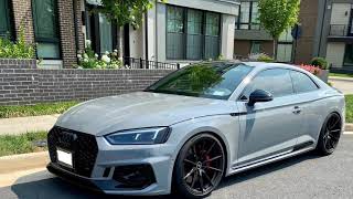 2019 RS5 Coupe Vertini RFS 11 20x105 Wheels HR VTF Suspension [upl. by Belicia]