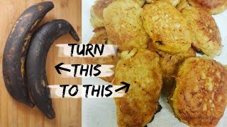 How To Make Plantain Fritters Avoid food waste amp Save Money [upl. by Oreste608]