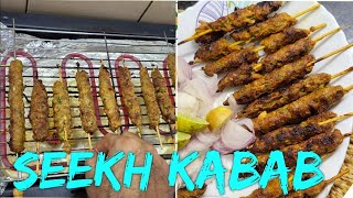 Seekh kabab  Sheekh kabab  Bangalore Street Food seekh kabab  Mutton seekh  Beef seekh Non veg [upl. by Margalit140]