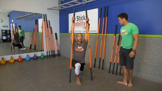 Stick Mobility  Back Exercise  Monkey Hang  2 Long [upl. by Akinas]