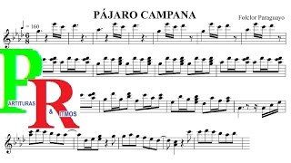 Pájaro campana Partitura varios temas RICAMÚSICA [upl. by Nollahs]