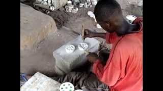 Cedi Bead Factory Ghana [upl. by Coney]