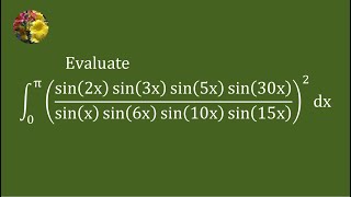 Definite Integrals 2023 MIT Integration Bee Finals Problem  2 [upl. by Artcele]