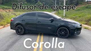 Difusor de Escapamento  Corolla [upl. by Holzman460]