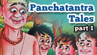 Panchatantra Tales in English  Animated Stories for Kids  Part 1 [upl. by Netnilc]