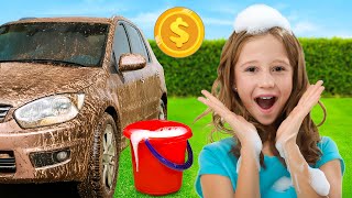 Nastya becomes a kids Entrepreneur  1 Hour video series for kids [upl. by Etnoid]