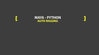 Maya Python  Auto Rigging  Part VII  Autoloading your scripts [upl. by Lexa]