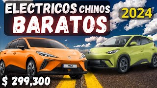 10 AUTOS ELECTRICOS CHINOS más BARATOS en Mexico 2024  2025 [upl. by Meerek576]