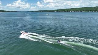 Conesus Lake  Fourth of July weekend more tubing zoomed in [upl. by Auria]