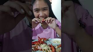 CRAB MUKBANG 🦀 mukbang foodlover food seafood crab [upl. by Ifill668]