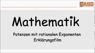 Potenzen mit rationalen Exponenten  Erklärungsfilm [upl. by Bebe]