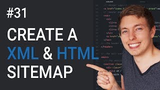 31 How to Create an XML Sitemap  Register a Sitemap with Google  Learn HTML and CSS [upl. by Anrapa]