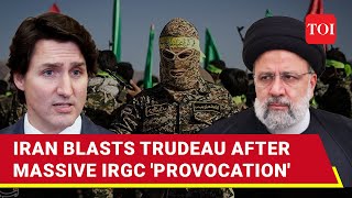 After India Now Iran Tears Into Canadas Trudeau Govt Tehran Fumes Over IRGC Terror Tag [upl. by Antoinette155]