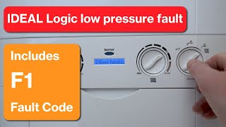 IDEAL Logic low pressure fault  Refill tutorial [upl. by Aulea214]