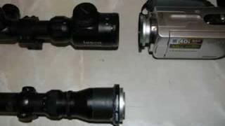 Fitting camera to rifle scope [upl. by Dawn]