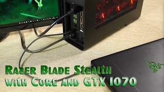 Razer Blade Stealth Kaby Lake With Core and GTX 1070 4k60p [upl. by Fairbanks]