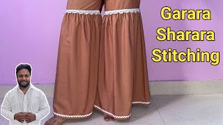 Garara Sharara Stitching in Easy Way [upl. by Lisk828]