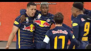 Brenden Aaronson Goal SK Rapid Wien vs Salzburg [upl. by Oniotna]