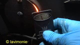 oil boiler service  combustion test [upl. by Attenborough334]