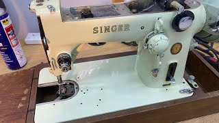 Singer 319 operation and hook hack for 15x1 needle [upl. by Marilla]