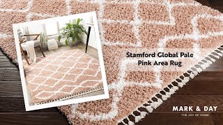 Stamford Global Pale Pink Area Rug [upl. by Ilrak698]