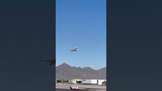 Dassault falcon 2000 departing Scottsdale airport shorts [upl. by Postman]