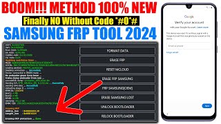 FinallyNo 0 All Samsung Frp Bypass 2024 enable adb fail android 13 14 one click new tool 2024 [upl. by Ok]