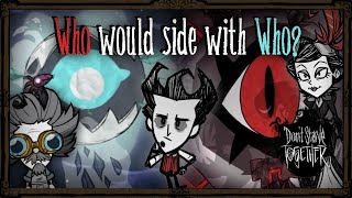 Which Characters Would Align With Who Dont Starve Together Lore [upl. by Robyn]