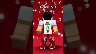 Matching Christmas Outfit Idea Under 300 Robux  B x G shorts roblox robloxedit trending [upl. by Bazar]