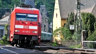 Führerstandsfahrt linke Rheinstrecke  Mittelrheintal BINKO im Dezember [upl. by Viglione192]