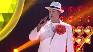 Muzikinė kaukė 2015 FINALAS Martynas Kavaliauskas  Edmundas Kučinskas  Laimės Žiburys [upl. by Refanej]