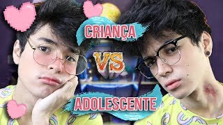 CRIANÃ‡A VS ADOLESCENTE NO NAMORO CRUSHES E BRINCADEIRAS [upl. by Johnnie]