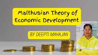 Malthusian theory of population  Deepti Mahajan [upl. by Korb]