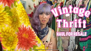 Thrift Haul Womens True Vintage Clothing [upl. by Mimajneb]