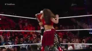 WWE RAW 2015 Sasha Banks Charlotte amp Becky Lynch Debut [upl. by Saenihp]