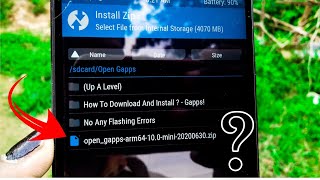 Proper Way to Download amp Install Open Gapps in Android Device  No Flashing Failed [upl. by Ahsiema]