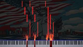 Scott Key United States national anthem  medium Piano tutorial [upl. by Nnayr]