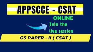 CSAT  APPSCCE 2024  Ratio [upl. by Krys]