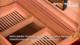 Adorini Humidor Santiago Deluxe auf zigarrenversandch [upl. by Baalman]