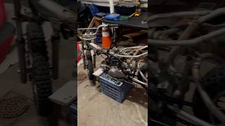 Pit bike build going down [upl. by Browning]